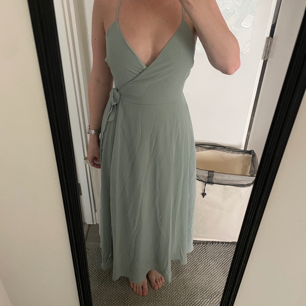 Birdy Grey Sage XS Wrap Dress (Cindy)